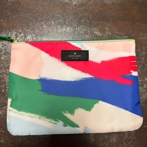 D NWOT Kate Spade New York For Qantas Executive Pouch Cosmetic Makeup Bag